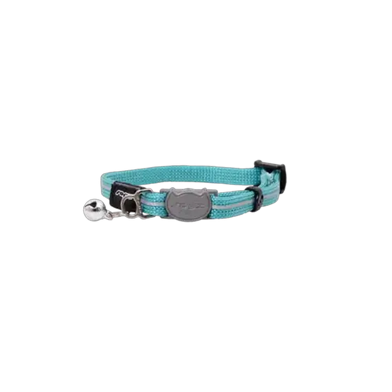 Rogz Teal AlleyCat Safety Cat Collar Extra Small