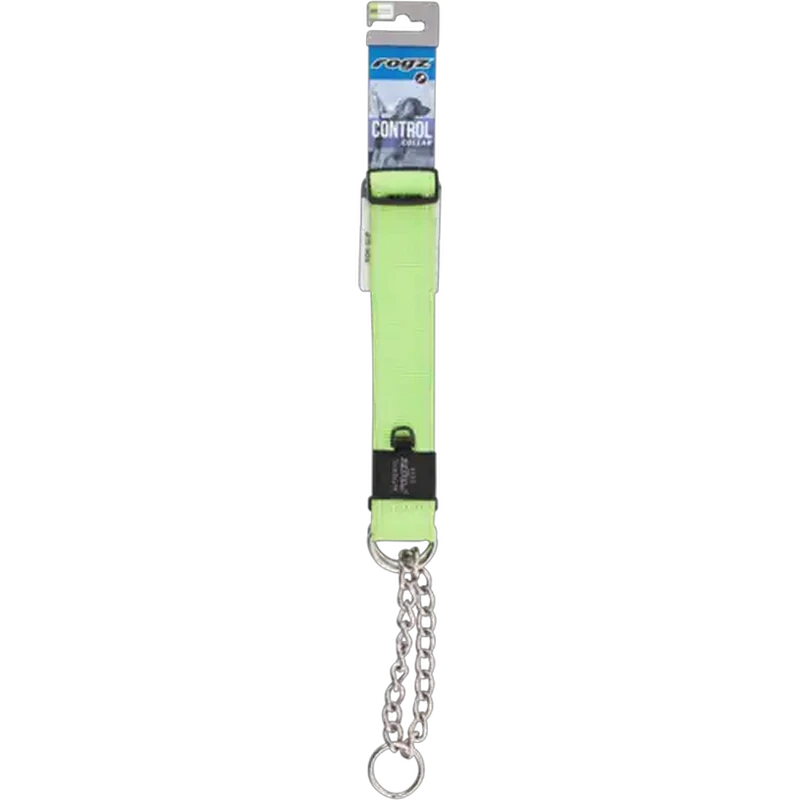 Rogz XXL Lime Utility Control Dog Collar