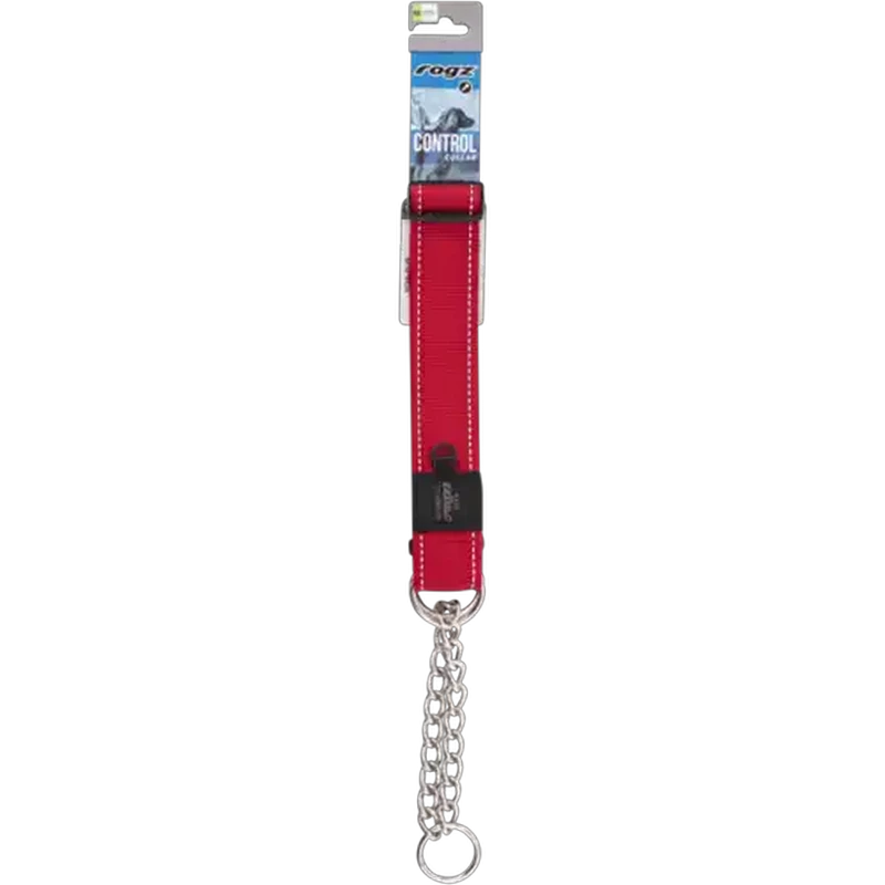 Rogz XXL Red Utility Control Dog Collar