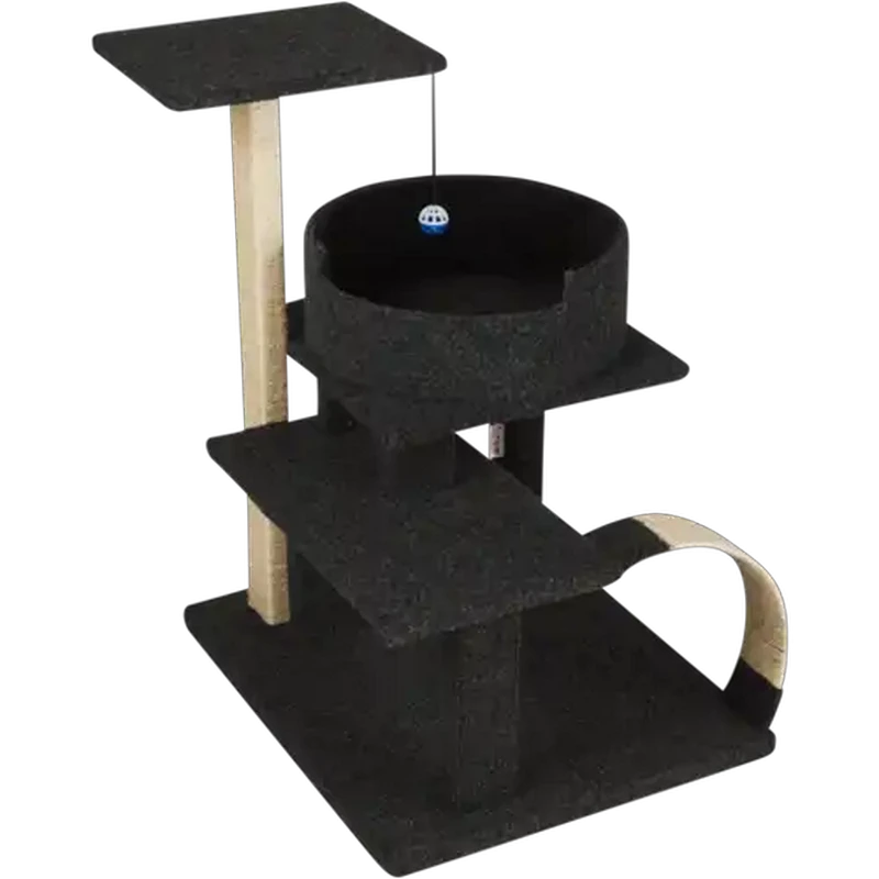 Scratzme Charcoal Feline Fortress Cat Scratcher