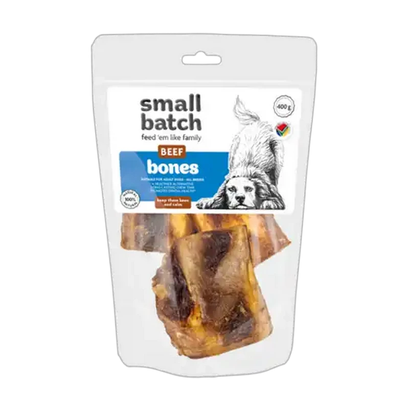 Smallbatch Beef Bones Dog Treats 400g