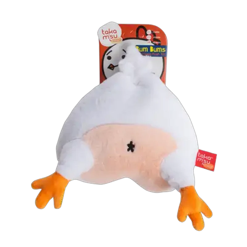 Takamisu Bum Bums White Chicken Dog Toy