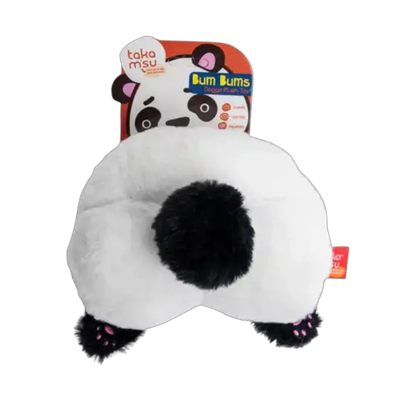 Takamisu Bum Bums White Panda Dog Toy