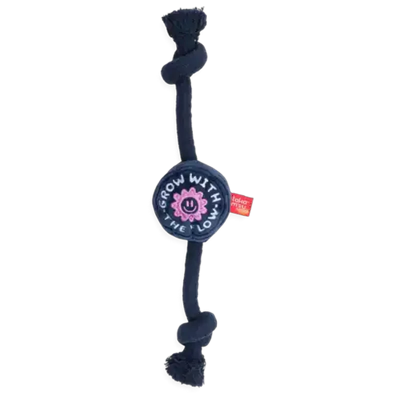 Takamisu Navy Grow With The Flow Rope/Plush Dog Toy