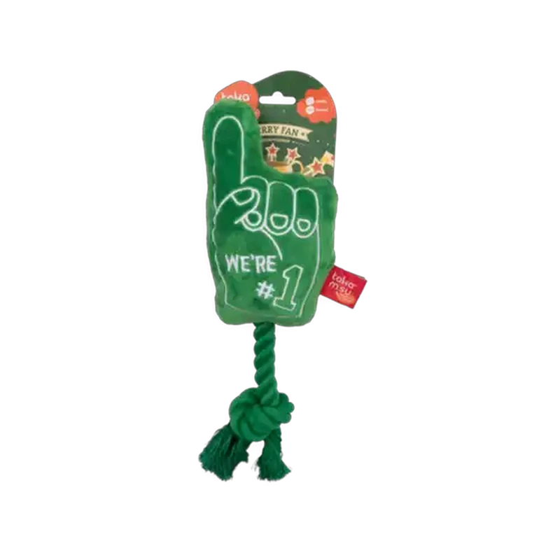 Takamisu NO.1 Soccer Fan Dog Toy