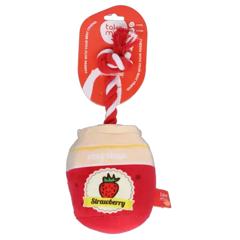 Takamisu Red Strawberry Dog Toy
