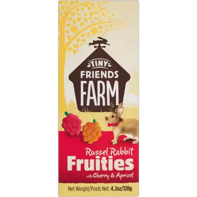 Tiny Friends Farm Russel Rabbit Fruities with Cherry & Apricot 120g