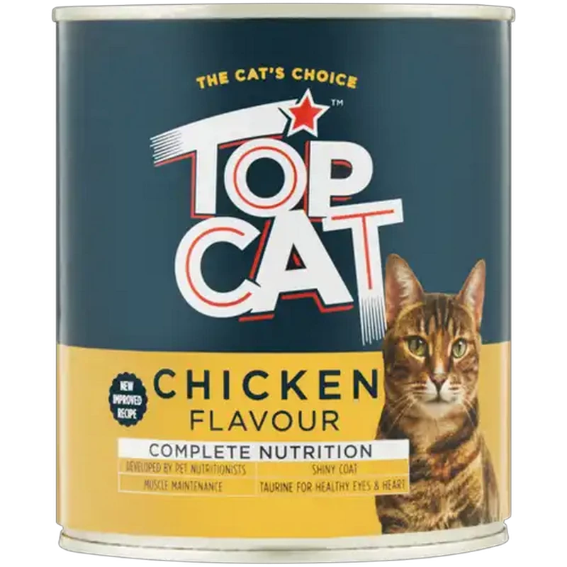 Top Cat Chicken Flavour All Wet Cat Food 800g