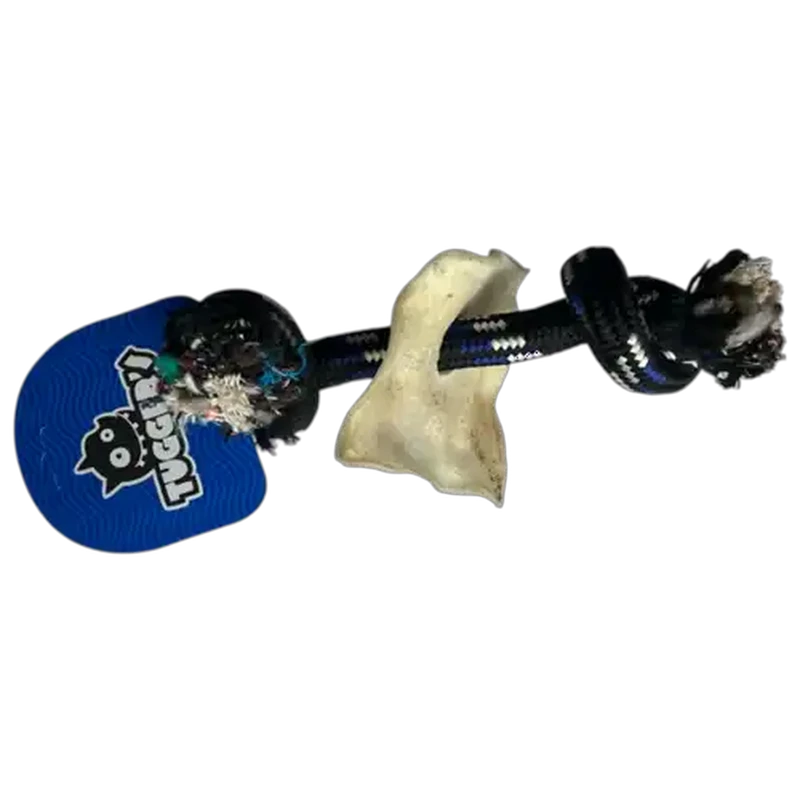 Tuggers Dog Rope With 1 Rawhide Chip
