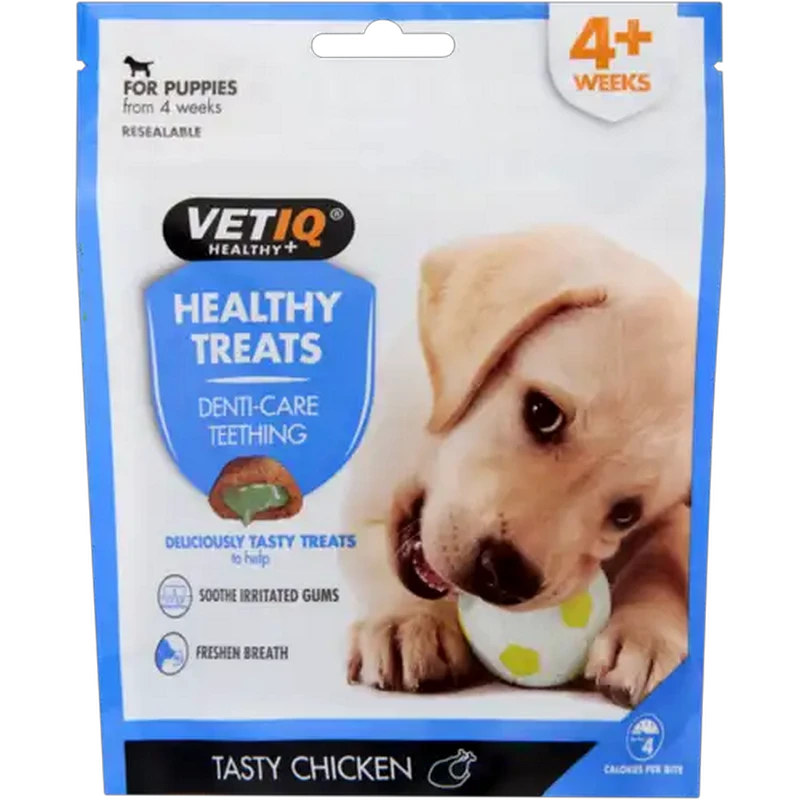 VetIQ Healthy Treats Denti-Care Teething Dog Treats for Puppies 50g